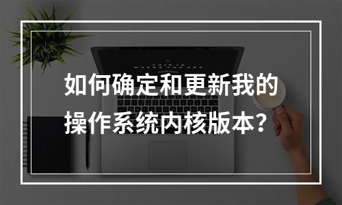 如何确定和更新我的操作系统内核版本?