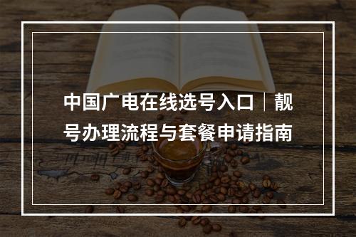 中国广电在线选号入口｜靓号办理流程与套餐申请指南