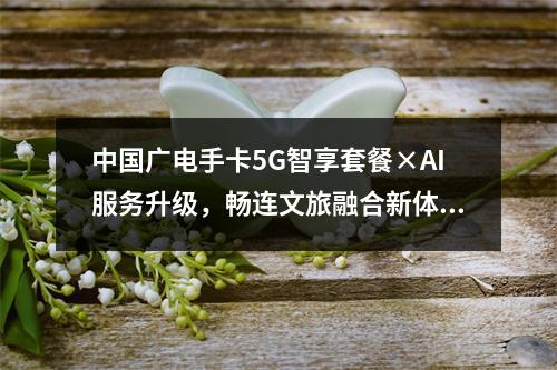 中国广电手卡5G智享套餐×AI服务升级，畅连文旅融合新体验