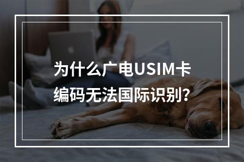 为什么广电USIM卡编码无法国际识别？