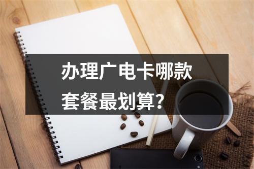 办理广电卡哪款套餐最划算？