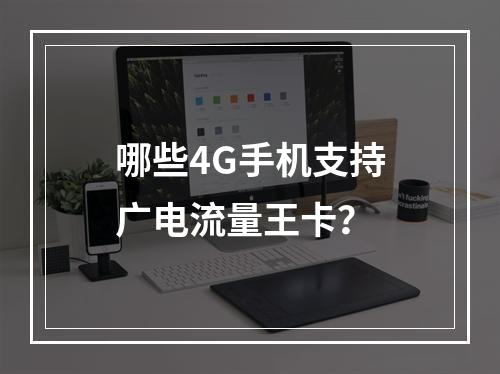 哪些4G手机支持广电流量王卡？