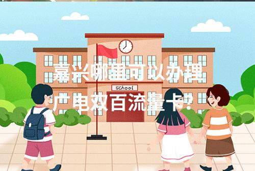 嘉兴哪里可以办理广电双百流量卡？