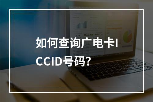 如何查询广电卡ICCID号码？