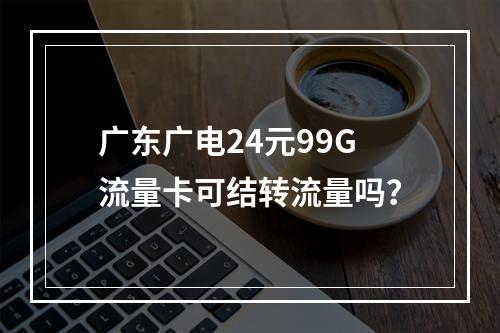 广东广电24元99G流量卡可结转流量吗？