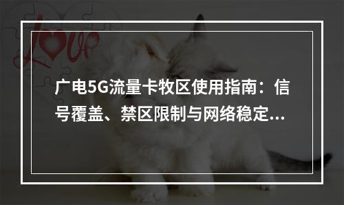 广电5G流量卡牧区使用指南：信号覆盖、禁区限制与网络稳定性解析