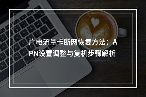 广电流量卡断网恢复方法：APN设置调整与复机步骤解析
