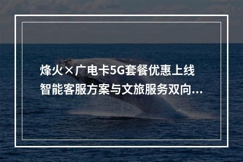 烽火×广电卡5G套餐优惠上线 智能客服方案与文旅服务双向赋能