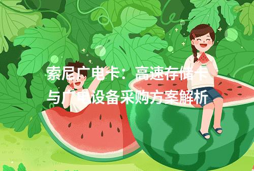 索尼广电卡：高速存储卡与广电设备采购方案解析