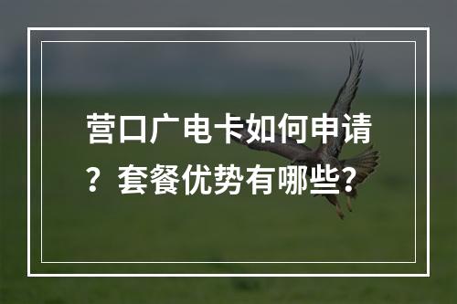 营口广电卡如何申请？套餐优势有哪些？
