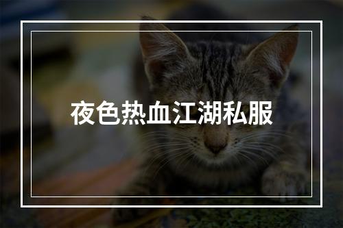 夜色热血江湖私服