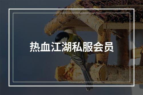 热血江湖私服会员