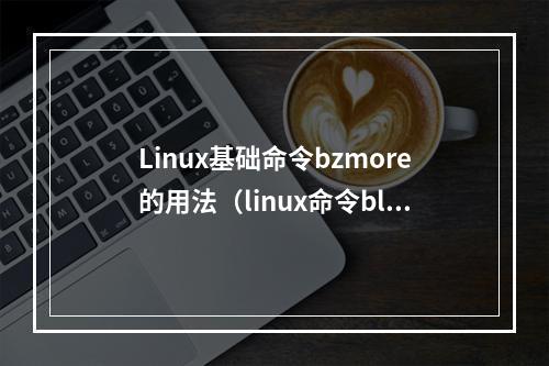 Linux基础命令bzmore的用法(linux命令blkid)