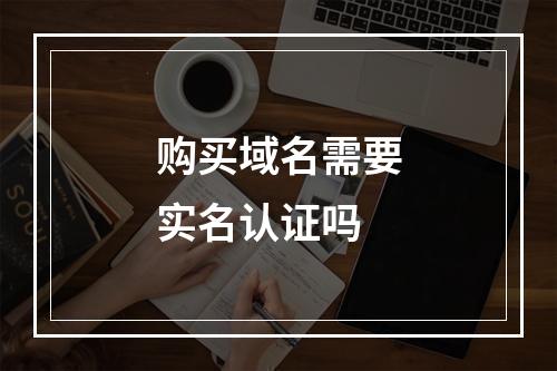 购买域名需要实名认证吗