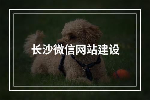 长沙微信网站建设