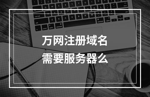 万网注册域名需要服务器么