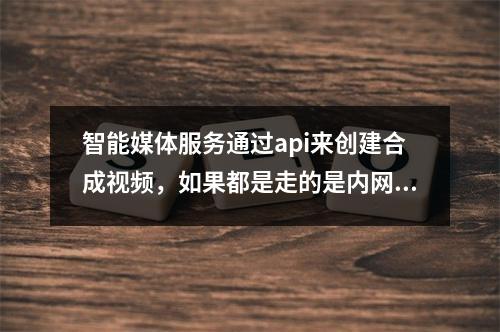 智能媒体服务通过api来创建合成视频,如果都是走的是内网oss资源,是否会有oss资源的上传下载费?