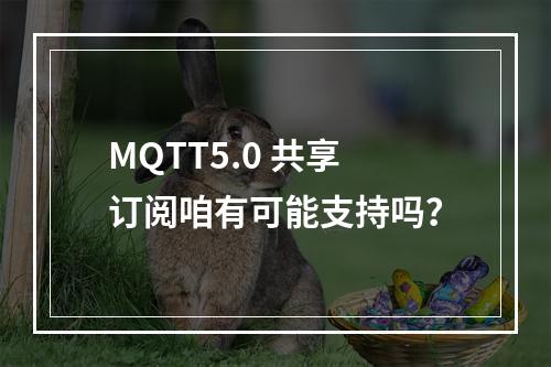 MQTT5.0 共享订阅咱有可能支持吗?