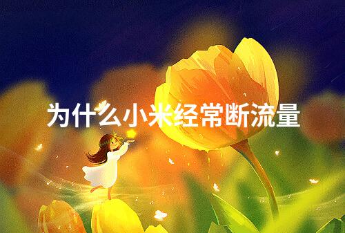 为什么小米经常断流量