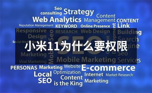 小米11为什么要权限