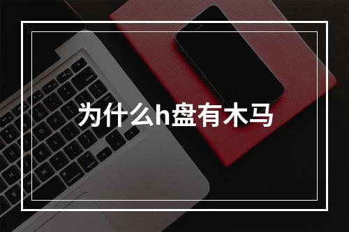 为什么h盘有木马