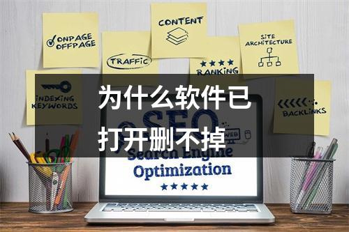 为什么软件已打开删不掉