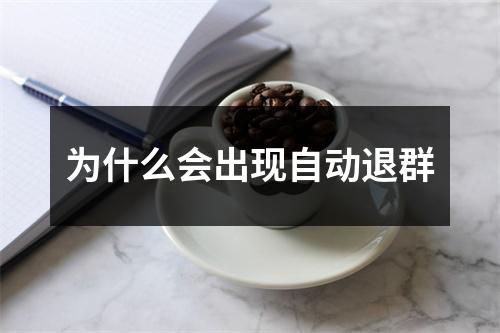 为什么会出现自动退群