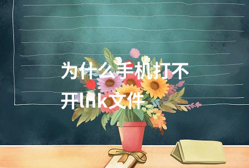 为什么手机打不开lnk文件