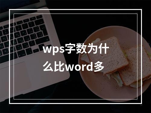 wps字数为什么比word多