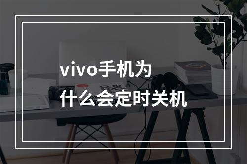 vivo手机为什么会定时关机