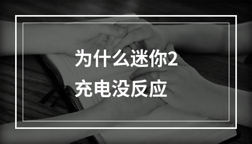 为什么迷你2充电没反应