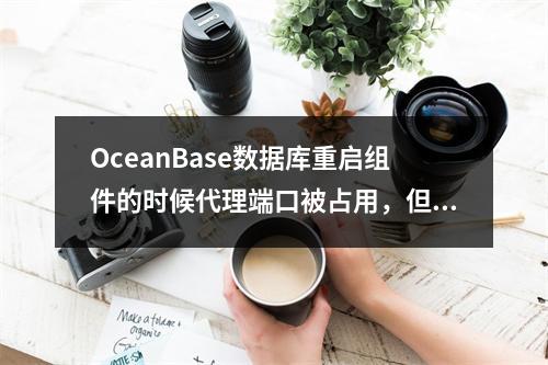 OceanBase数据库重启组件的时候代理端口被占用,但是lsof 查询没有被占用啊?