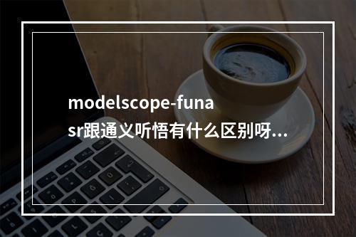 modelscope-funasr跟通义听悟有什么区别呀?