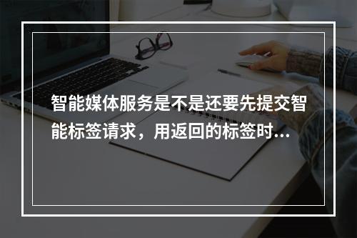 智能媒体服务是不是还要先提交智能标签请求,用返回的标签时间段出入点再输入剪辑制作接口?