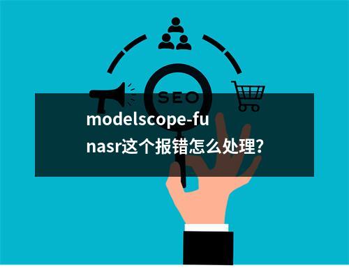 modelscope-funasr这个报错怎么处理?