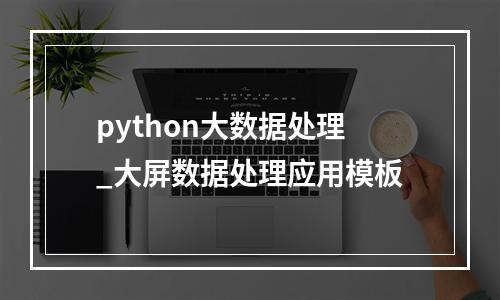 python大数据处理_大屏数据处理应用模板