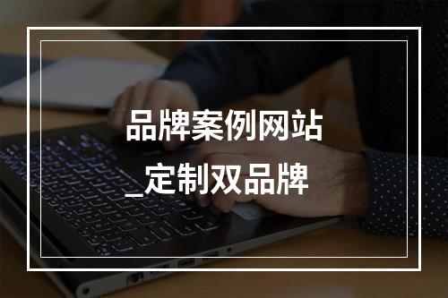 品牌案例网站_定制双品牌