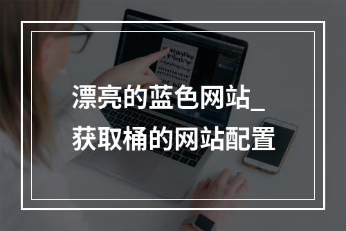 漂亮的蓝色网站_获取桶的网站配置