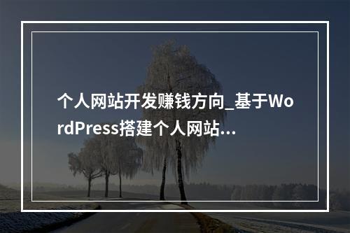 个人网站开发赚钱方向_基于WordPress搭建个人网站(Linux)