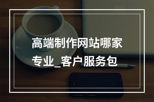 高端制作网站哪家专业_客户服务包