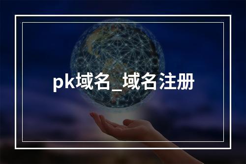 pk域名_域名注册