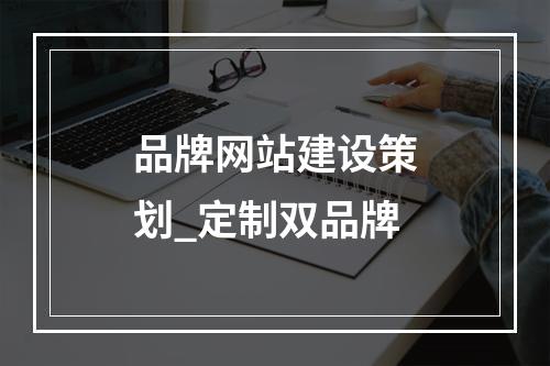 品牌网站建设策划_定制双品牌