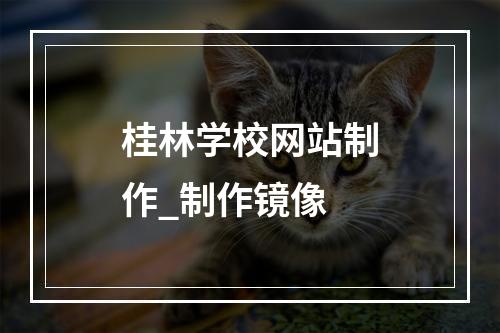桂林学校网站制作_制作镜像