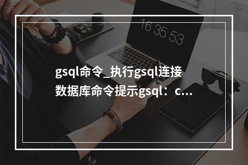 gsql命令_执行gsql连接数据库命令提示gsql:command not found