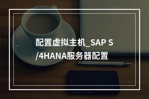 配置虚拟主机_SAP S/4HANA服务器配置