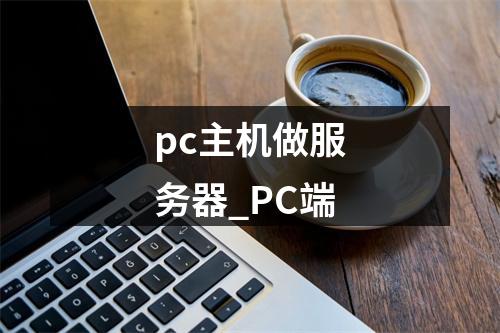 pc主机做服务器_PC端