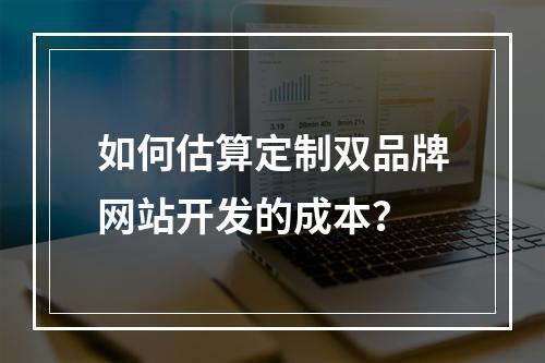如何估算定制双品牌网站开发的成本?