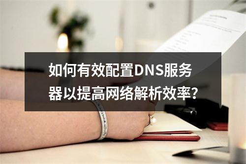 如何有效配置DNS服务器以提高网络解析效率?