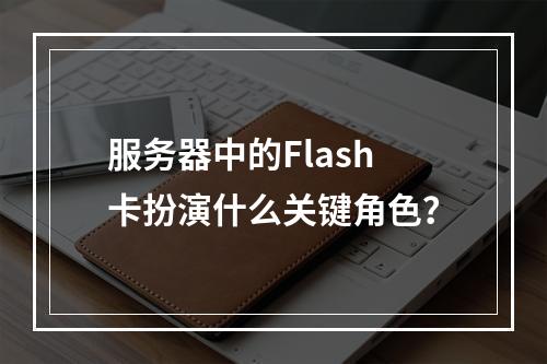 服务器中的Flash卡扮演什么关键角色?