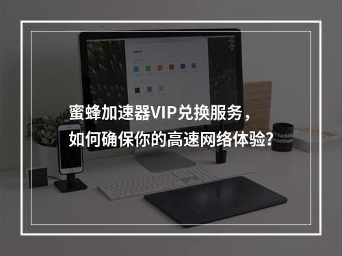 蜜蜂加速器VIP兑换服务,如何确保你的高速网络体验?